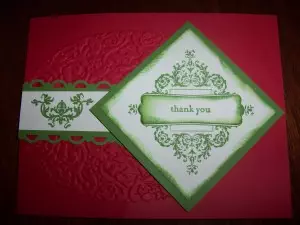 Flash Card - Christmas Affection Collection Thank You 12-8-12