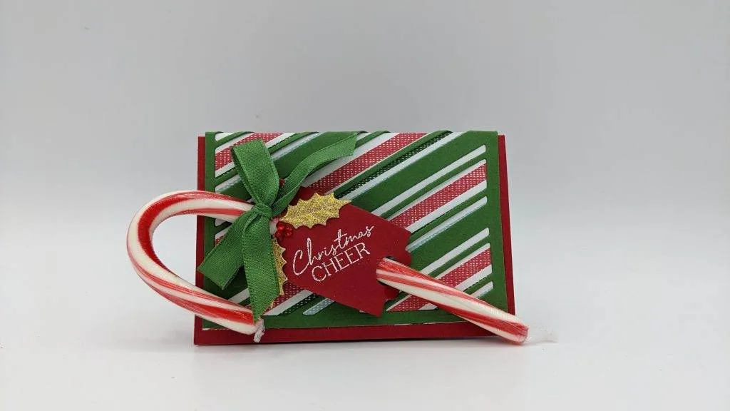 Candy Cane Gift Card Holder